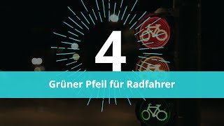 Grüner Pfeil für Radfahrer [upl. by Vigen]