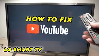 LG Smart TV How to Fix YouTube App Not Working [upl. by Etirugram]