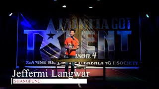 Jeffermi Langwar From Shangpung  Jaintia Got Talent Season 4 Audition [upl. by Leahey]