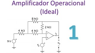 Amplificador Operacional Ideal  Ejercicio 1  Teoría de Circuitos I [upl. by Terhune]