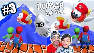 Karim Bajo el Agua  Super Mario en Human Fall Flat  Juegos Karim Juega [upl. by Holland]