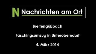 Faschingsumzug in Unteroberndorf Breitengüßbach 4 März 2014 [upl. by Kimmy]