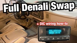 the ULTIMATE SILVERADO INTERIOR UPGRADE amp DIC wiring howto GMT800 [upl. by Grantley]