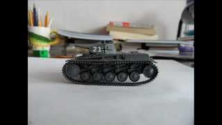 Italeri 172 Panzerkampfagen Pzkpfw II ausfF [upl. by Powder]