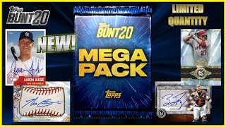 Topps Bunt NEW Mega Packs Limited Edition Digital Baseball Cards I Opened Up 100 Packs [upl. by Veradi546]