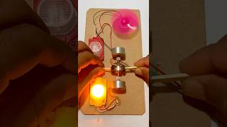 DIY School Project  Dc to Dc Power Motor Generator With Magnet  Dc Motor Fan shorts dcmotor [upl. by Nabatse]