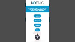 Learn Articulate Storyline 360 Advance online  Koenig Solutions [upl. by Athenian]