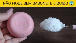 🔴 SABONETE LÍQUIDO CASEIRO DA NATURA SIMPLES E FÁCIL  lar doce lar da gleise [upl. by Sahpec54]