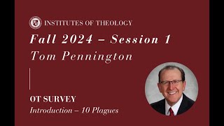 Institutes of Theology  Session 1  The Pentateuch Introduction  10 Plagues [upl. by Bobbee]