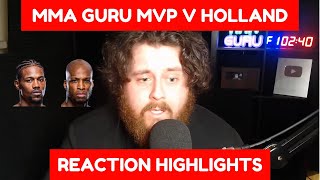 THE MMA GURU UFC 299 MVP Michael Venom Page v Kevin Holland Fight Reaction Highlights [upl. by Asirrom]