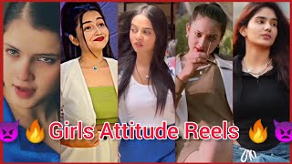 Girls Attitude Reel Video 🔥👿ll new latest instagram reels ll Attitude shayri amp dialogues 🔥👿attitude [upl. by Noislla]