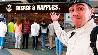 CREPES amp WAFFLES Esta SOBREVALORADO Vale la pena tanta fila  Mi primera vez en este restaurante [upl. by Nuaj]