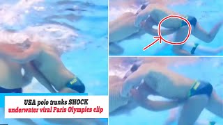 VIRAL scene USA water polo player stuns in SHOCK [upl. by Nylsej]