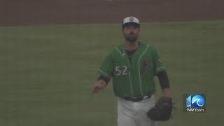 Garrett Stallings returns to Hampton Roads to pitch for Tides [upl. by Atinuj]