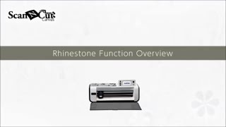 ScanNCut CanvasWorkspace Rhinestone Functions Overview [upl. by Gemoets]