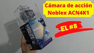 Probamos la cámara deportiva Noblex ACN4K1 4K UltraHD con sensor Sony IMX179  Electro 8 [upl. by Jahdiel]