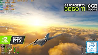 Microsoft Flight Simulator  RTX 3060 TI 8GB  1080P High Settings [upl. by Nrol]