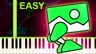 Geometrical Dominator  GEOMETRY DASH LEVEL 19  EASY Piano Tutorial [upl. by Eitsirk182]