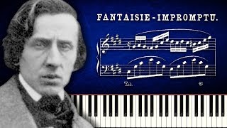 Chopin  FantaisieImpromptu  Piano Tutorial [upl. by Neras810]