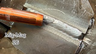 why no welders talk about this 1G MIGMAG Welding Technique [upl. by Annemarie143]