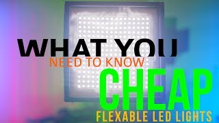 Cheap Flexible LED Light Panel Are They Worth Buying  What You Need to know [upl. by Loutitia]