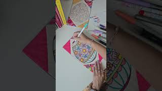 Colouring in with Silvanna sewingbee art sewingpatterns handmade [upl. by Oiziruam507]