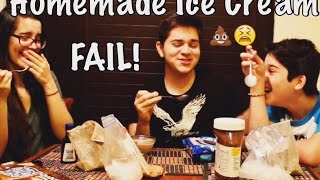 Homemade Ice cream FAIL  AJJ [upl. by Ruthven865]