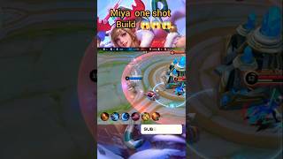 miya best build 2024 one hit mobilelegends miya foryou miyabestbuild2024 viralvideo [upl. by Rye922]