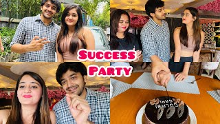 Pravisht Ne mere sath hi kar diya Prank 😂 Bindass Kavya Gulabi Gaal Song Success Party With team🥳 [upl. by Nyar78]