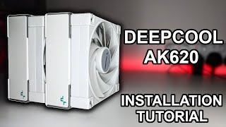 How To Install The DeepCool AK620  Intel LGA 1700 [upl. by Ryter]