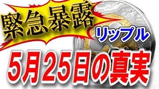 【仮想通貨】緊急暴露 リップル5月25日に高騰 1000円説の真相とは [upl. by Klemens]