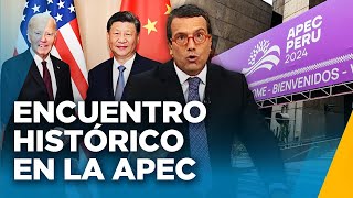 Así fue el encuentro histórico de Joe Biden y Xi Jinping en la APEC en Perú [upl. by Bain]