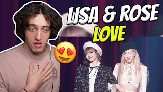 BLACKPINK Lisa amp Rose LOVE Live Performance Reaction 😍 [upl. by Kornher]