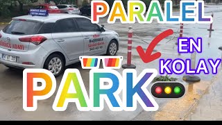 DİREKSİYON SINAVI HYUNDAİ İ20 DETAYLI PARALEL PARK ANLATM paralelpark direksiyonsınavı ehliyet [upl. by Elroy]