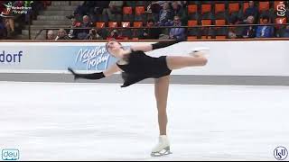 Isabeau Levito SP Nebelhorn Trophy 2024 [upl. by Ohs]