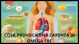 COSA PROVOCA UNA CARENZA DI OMEGA TRE [upl. by Jez]