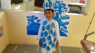 1st prize winner in Fancy Dress Competition🙏 DIY  🙏👍 savewater [upl. by Akeihsat776]