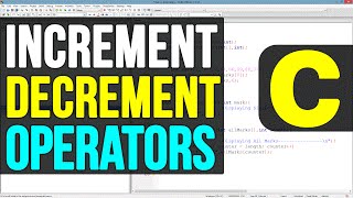 Increment and Decrement Operators in C Programming Video Tutorial [upl. by Ayn319]