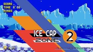 Sonic Mania Plus Ice Cap Zone Act 2  Walkthrough 720p60fps [upl. by Tynan887]