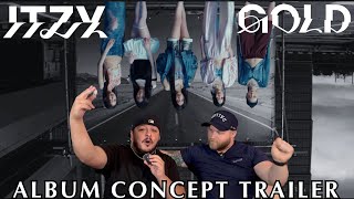 ITZY GOLD ALBUM CONCEPT TRAILER REACTION [upl. by Assenat]