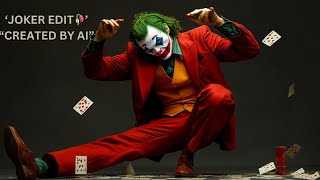 quotJOKER🥀Editquot Created with the help of AI  joker viralvideo trending popular entertainment [upl. by Lehteb]