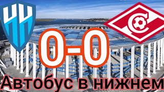 ФК нижний Новгород  Спартак Москва 00 [upl. by Juna]