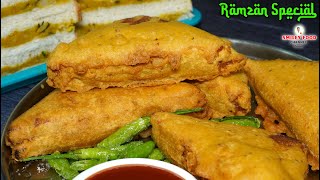 रोजेदार बच्चो के लिए क्रिस्पी ब्रेड पकोड़ा Bread Pakoda Recipe  Ramzan Special  Iftar Street Food [upl. by Ericksen]