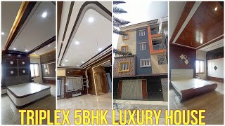 30×40 Triplex 5BHK Luxury House East facing  Bharath Housing Society  Uttarahalli  Bangalore [upl. by Jorie333]