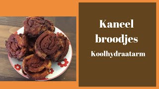 Kaneelbroodjes  koolhydraatarm recept [upl. by Acire]