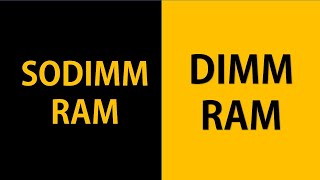 SODIMM RAM Vs DIMM RAM [upl. by Emmanuel]