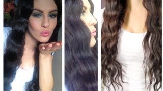 Easy Glamorous Hair Tutorial  Megan Fox Inspired [upl. by Atiekan]