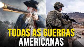 TODAS as BRUTAIS Guerras Americanas – Da Guerra da Independências até a Guerra do Iraque [upl. by Ykciv]