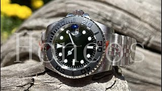 Custom Made Mods YachtMaster 226627 Watch with NH35 movement [upl. by Iahc]