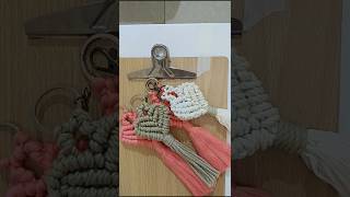 Macrame KeyringsMacrame Pattern ❤️shortvideo macrame crochet diy knot macramecreation [upl. by Victoria]